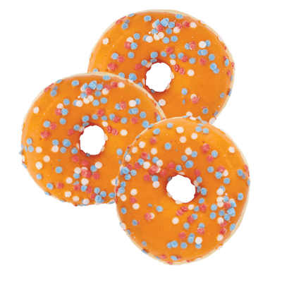 Dekavers Oranje Donuts